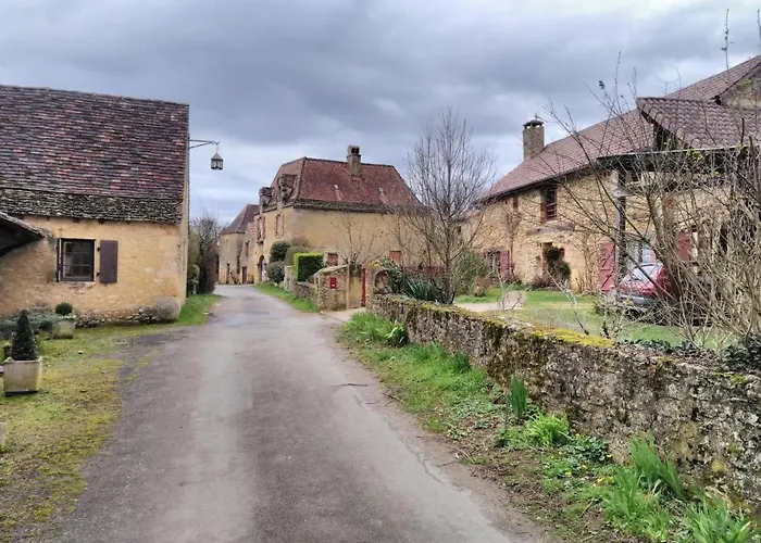 Lejlighed Avec Piscine Privee Et Vue Chateau Proche Sarlat - Fr-1-616-39