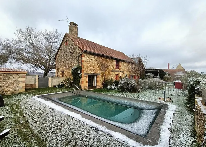 Avec Piscine Privee Et Vue Chateau Proche Sarlat - Fr-1-616-39 Lejlighed Beynac-et-Cazenac